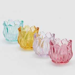 Castiçal Tealight Tulipa - 1 unid